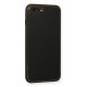 Newface iPhone 7 Plus Kılıf Coco Deri Silikon Kapak - Siyah