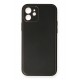 Newface iPhone 12 Mini Kılıf Coco Deri Silikon Kapak - Siyah