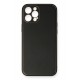 Newface iPhone 12 Pro Kılıf Coco Deri Silikon Kapak - Siyah