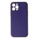 Newface iPhone 12 Pro Kılıf Coco Deri Silikon Kapak - Mor