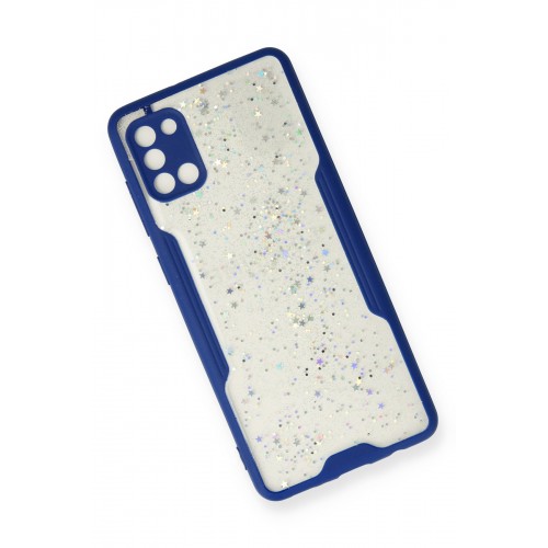Newface Samsung Galaxy A31 Kılıf Platin Simli Silikon - Lacivert Newface Samsung Galaxy A31 Kılıf Platin Simli Silikon - Lacivert