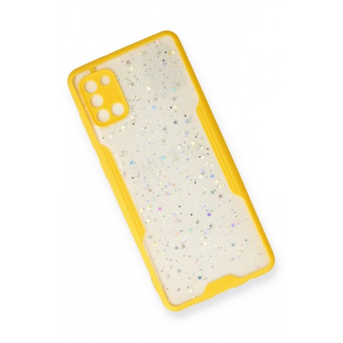 Newface Samsung Galaxy A31 Kılıf Platin Simli Silikon - Sarı Newface Samsung Galaxy A31 Kılıf Platin Simli Silikon - Sarı