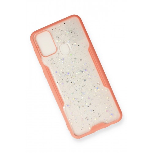 Newface Samsung Galaxy M31 Kılıf Platin Simli Silikon - Pembe Newface Samsung Galaxy M31 Kılıf Platin Simli Silikon - Pembe
