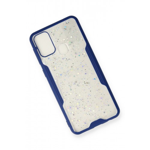 Newface Samsung Galaxy M31 Kılıf Platin Simli Silikon - Lacivert Newface Samsung Galaxy M31 Kılıf Platin Simli Silikon - Lacivert