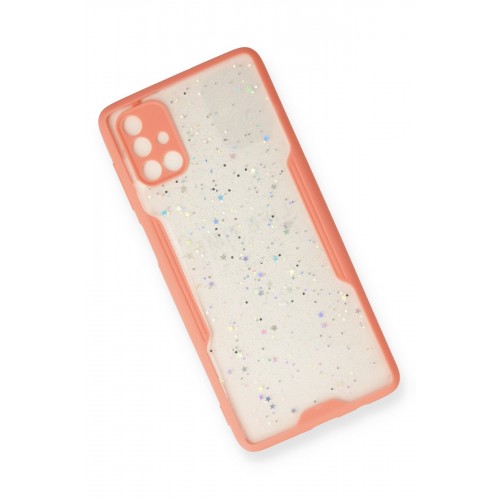 Newface Samsung Galaxy M51 Kılıf Platin Simli Silikon - Pembe Newface Samsung Galaxy M51 Kılıf Platin Simli Silikon - Pembe