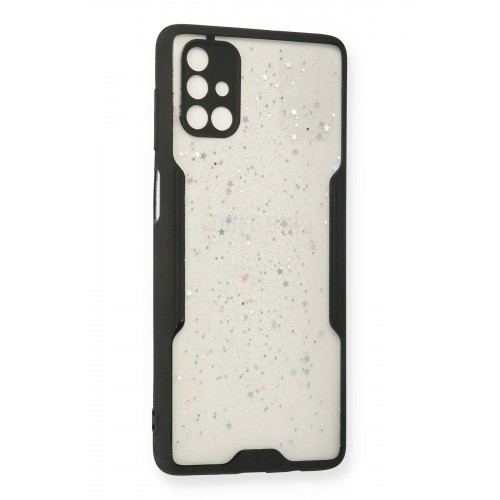 Newface Samsung Galaxy M51 Kılıf Platin Simli Silikon - Siyah Newface Samsung Galaxy M51 Kılıf Platin Simli Silikon - Siyah