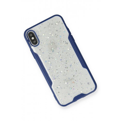 Newface iPhone XS Max Kılıf Platin Simli Silikon - Lacivert Newface iPhone XS Max Kılıf Platin Simli Silikon - Lacivert