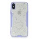 Newface iPhone XS Max Kılıf Platin Simli Silikon - Lila Newface iPhone XS Max Kılıf Platin Simli Silikon - Lila