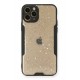 Newface iPhone 11 Pro Max Kılıf Platin Simli Silikon - Siyah Newface iPhone 11 Pro Max Kılıf Platin Simli Silikon - Siyah