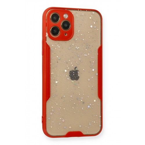 Newface iPhone 11 Pro Max Kılıf Platin Simli Silikon - Kırmızı Newface iPhone 11 Pro Max Kılıf Platin Simli Silikon - Kırmızı