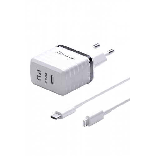 Konfulon C32D 20W PD Şarj Cihazı DC13 3A Lightning Kablo iphone Uyumlu Konfulon C32D 20W PD Şarj Cihazı DC13 3A Lightning Kablo iphone Uyumlu