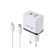 Konfulon C32D 20W PD Şarj Cihazı DC13 3A Lightning Kablo iphone Uyumlu Konfulon C32D 20W PD Şarj Cihazı DC13 3A Lightning Kablo iphone Uyumlu