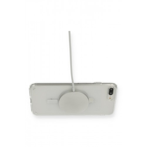 Newface iPhone 8 Plus Kılıf Magneticsafe Şeffaf Silikon - Şeffaf Newface iPhone 8 Plus Kılıf Magneticsafe Şeffaf Silikon - Şeffaf