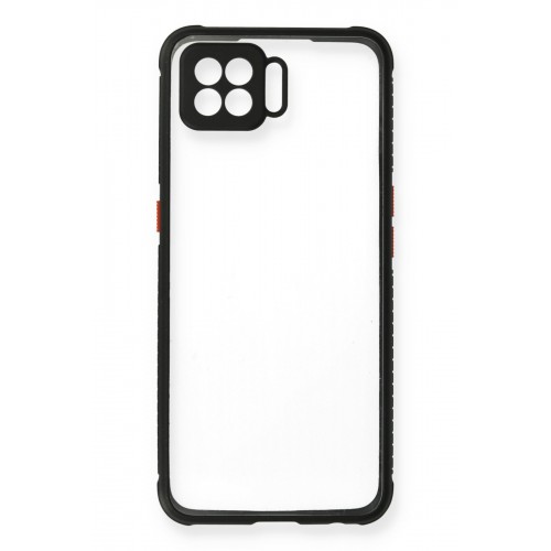 Newface Oppo Reno 4 Lite Kılıf Miami Şeffaf Silikon - Siyah Newface Oppo Reno 4 Lite Kılıf Miami Şeffaf Silikon - Siyah