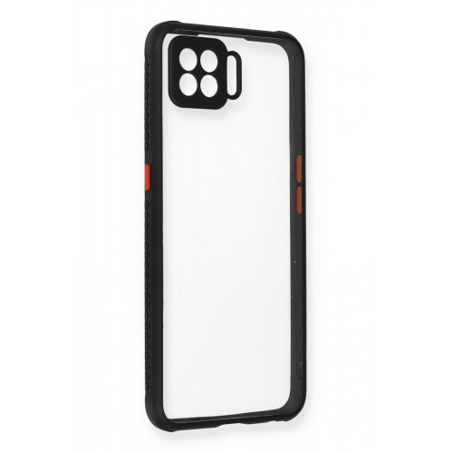 Newface Oppo Reno 4 Lite Kılıf Miami Şeffaf Silikon - Siyah Newface Oppo Reno 4 Lite Kılıf Miami Şeffaf Silikon - Siyah