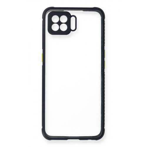 Newface Oppo Reno 4 Lite Kılıf Miami Şeffaf Silikon - Lacivert Newface Oppo Reno 4 Lite Kılıf Miami Şeffaf Silikon - Lacivert