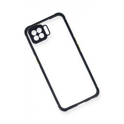 Newface Oppo Reno 4 Lite Kılıf Miami Şeffaf Silikon - Lacivert Newface Oppo Reno 4 Lite Kılıf Miami Şeffaf Silikon - Lacivert
