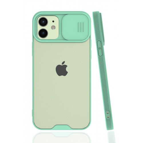 Newface iPhone 12 Kılıf Platin Kamera Koruma Silikon - Açık Yeşil Newface iPhone 12 Kılıf Platin Kamera Koruma Silikon - Açık Yeşil