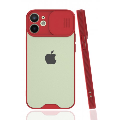 Newface iPhone 12 Mini Kılıf Platin Kamera Koruma Silikon - Kırmızı Newface iPhone 12 Mini Kılıf Platin Kamera Koruma Silikon - Kırmızı