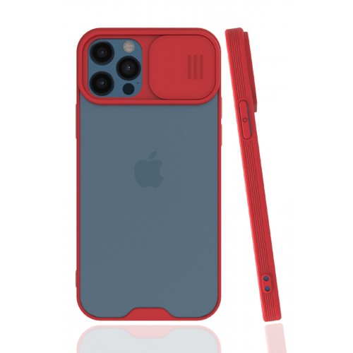 Newface iPhone 12 Pro Kılıf Platin Kamera Koruma Silikon - Kırmızı Newface iPhone 12 Pro Kılıf Platin Kamera Koruma Silikon - Kırmızı