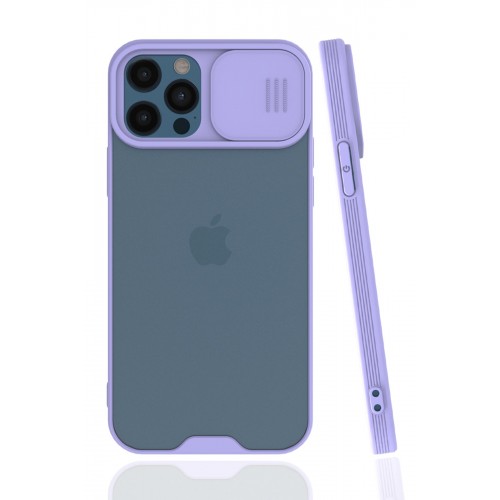 Newface iPhone 12 Pro Max Kılıf Platin Kamera Koruma Silikon - Lila Newface iPhone 12 Pro Max Kılıf Platin Kamera Koruma Silikon - Lila