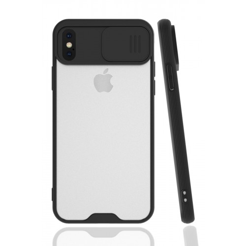 Newface iPhone X Kılıf Platin Kamera Koruma Silikon - Siyah Newface iPhone X Kılıf Platin Kamera Koruma Silikon - Siyah