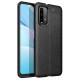 Newface Xiaomi Pocophone M3 Kılıf Focus Derili Silikon - Siyah Newface Xiaomi Pocophone M3 Kılıf Focus Derili Silikon - Siyah