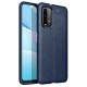 Newface Xiaomi Pocophone M3 Kılıf Focus Derili Silikon - Lacivert