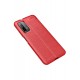 Newface Xiaomi Redmi 9T Kılıf Focus Derili Silikon - Kırmızı Newface Xiaomi Redmi 9T Kılıf Focus Derili Silikon - Kırmızı