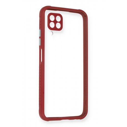 Newface Huawei P40 Lite Kılıf Miami Şeffaf Silikon  - Fuşya