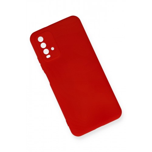 Newface Xiaomi Redmi Note 9 4G Kılıf Nano içi Kadife Silikon - Kırmızı Newface Xiaomi Redmi Note 9 4G Kılıf Nano içi Kadife Silikon - Kırmızı