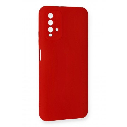 Newface Xiaomi Redmi Note 9 4G Kılıf Nano içi Kadife Silikon - Kırmızı Newface Xiaomi Redmi Note 9 4G Kılıf Nano içi Kadife Silikon - Kırmızı