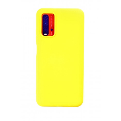 Newface Xiaomi Redmi Note 9 4G Kılıf Nano içi Kadife Silikon - Sarı Newface Xiaomi Redmi Note 9 4G Kılıf Nano içi Kadife Silikon - Sarı