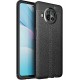 Newface Xiaomi Redmi Note 9 Pro 5G Kılıf Focus Derili Silikon - Siyah Newface Xiaomi Redmi Note 9 Pro 5G Kılıf Focus Derili Silikon - Siyah