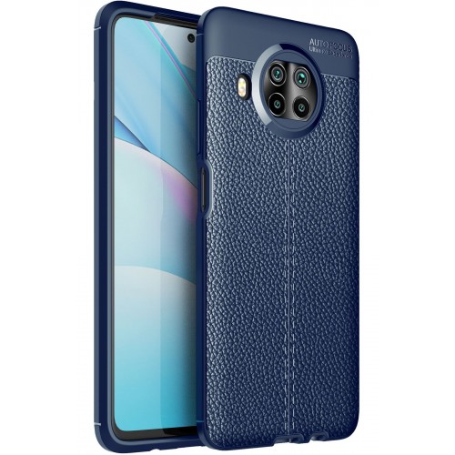 Newface Xiaomi Redmi Note 9 Pro 5G Kılıf Focus Derili Silikon - Lacivert Newface Xiaomi Redmi Note 9 Pro 5G Kılıf Focus Derili Silikon - Lacivert