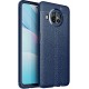 Newface Xiaomi Redmi Note 9 Pro 5G Kılıf Focus Derili Silikon - Lacivert Newface Xiaomi Redmi Note 9 Pro 5G Kılıf Focus Derili Silikon - Lacivert