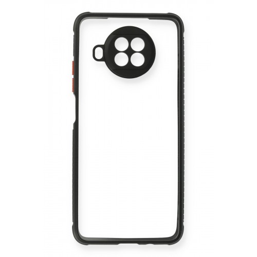 Newface Xiaomi Redmi Note 9 Pro 5G Kılıf Miami Şeffaf Silikon - Siyah Newface Xiaomi Redmi Note 9 Pro 5G Kılıf Miami Şeffaf Silikon - Siyah