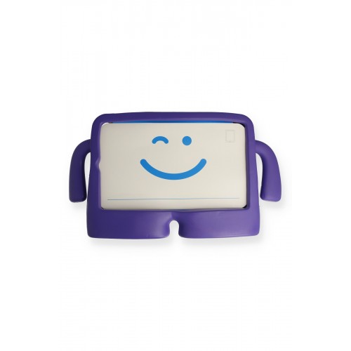 Newface iPad 3 9.7 Kılıf Karakter Tablet Silikon - Mor Newface iPad 3 9.7 Kılıf Karakter Tablet Silikon - Mor
