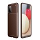 Newface Samsung Galaxy A02S Kılıf Focus Karbon Silikon - Kahverengi Newface Samsung Galaxy A02S Kılıf Focus Karbon Silikon - Kahverengi