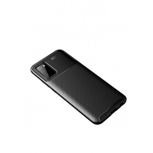 Newface Samsung Galaxy A02S Kılıf Focus Karbon Silikon - Siyah Newface Samsung Galaxy A02S Kılıf Focus Karbon Silikon - Siyah