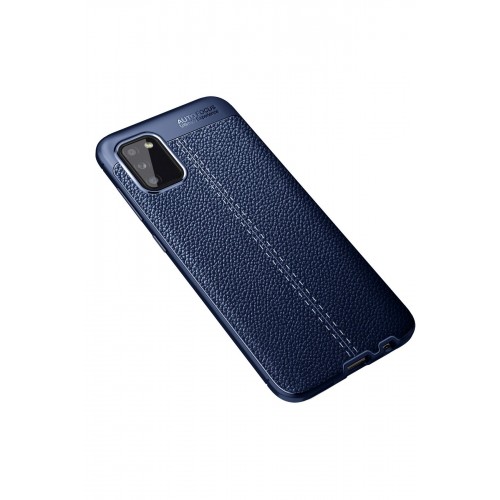 Newface Samsung Galaxy A02S Kılıf Focus Derili Silikon - Lacivert Newface Samsung Galaxy A02S Kılıf Focus Derili Silikon - Lacivert