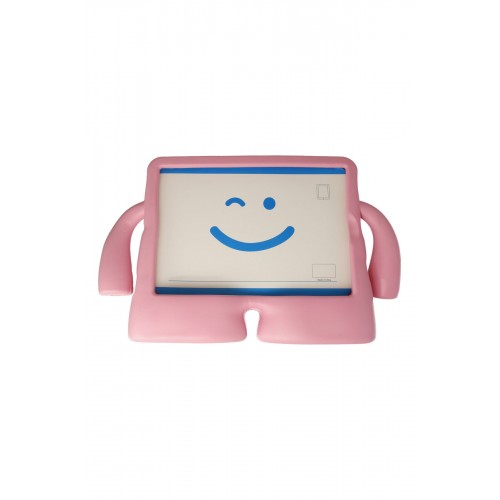 Newface iPad 4 9.7 Kılıf Karakter Tablet Silikon - Açık Pembe