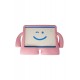 Newface iPad 4 9.7 Kılıf Karakter Tablet Silikon - Açık Pembe