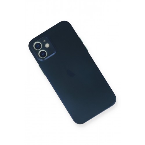 Newface iPhone 12 Kılıf PP Ultra İnce Kapak - Mavi Newface iPhone 12 Kılıf PP Ultra İnce Kapak - Mavi