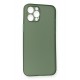 Newface iPhone 12 Pro Kılıf PP Ultra İnce Kapak - Yeşil Newface iPhone 12 Pro Kılıf PP Ultra İnce Kapak - Yeşil