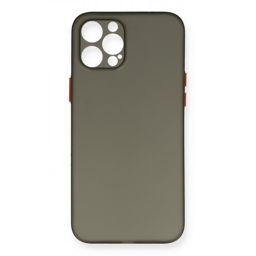 Newface iPhone 12 Pro Max Kılıf PP Ultra İnce Kapak - Gri Newface iPhone 12 Pro Max Kılıf PP Ultra İnce Kapak - Gri