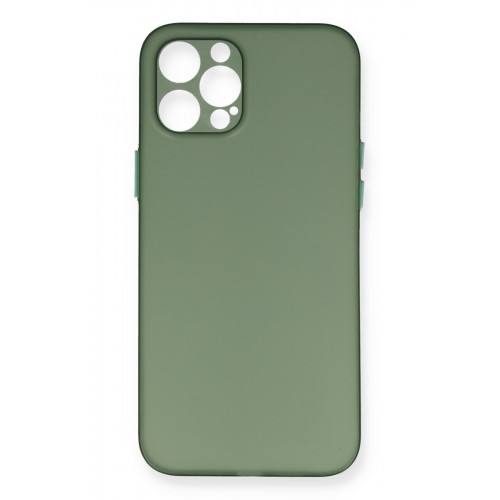 Newface iPhone 12 Pro Max Kılıf PP Ultra İnce Kapak - Yeşil Newface iPhone 12 Pro Max Kılıf PP Ultra İnce Kapak - Yeşil