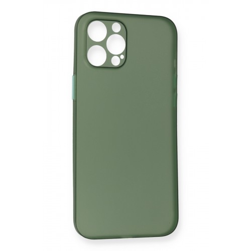 Newface iPhone 12 Pro Max Kılıf PP Ultra İnce Kapak - Yeşil Newface iPhone 12 Pro Max Kılıf PP Ultra İnce Kapak - Yeşil