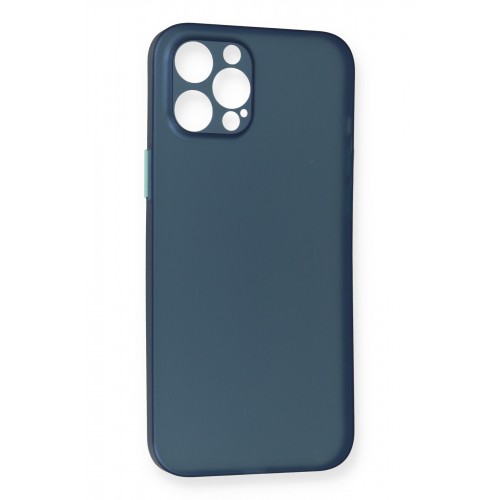 Newface iPhone 12 Pro Max Kılıf PP Ultra İnce Kapak - Mavi Newface iPhone 12 Pro Max Kılıf PP Ultra İnce Kapak - Mavi