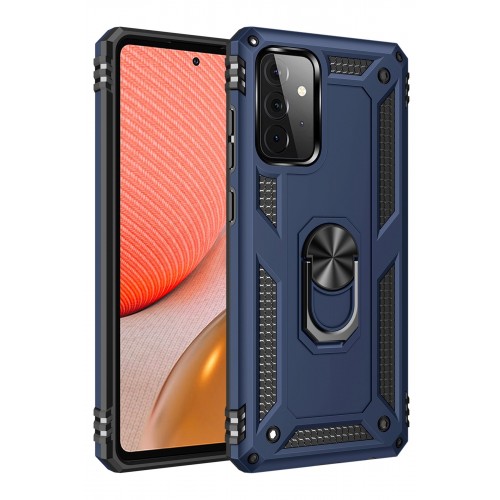 Newface Samsung Galaxy A72 Kılıf Sofya Yüzüklü Silikon Kapak - Lacivert Newface Samsung Galaxy A72 Kılıf Sofya Yüzüklü Silikon Kapak - Lacivert